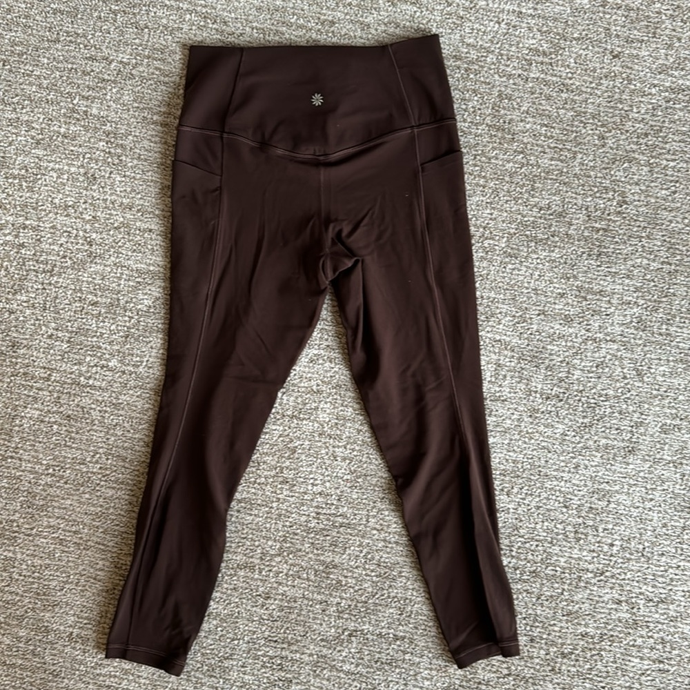 Athleta Brown Leggings - Picture 2 of 3